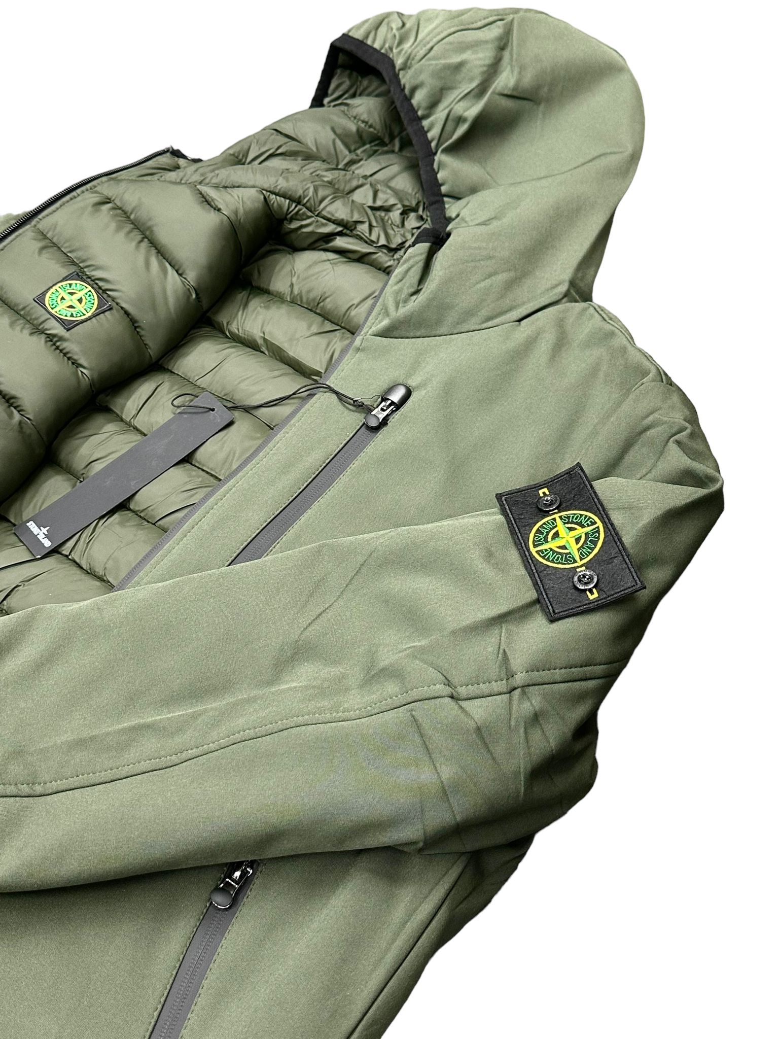 GIACCA DOUBLE FACE  INVERNALE STONE ISLAND COLORE VERDE