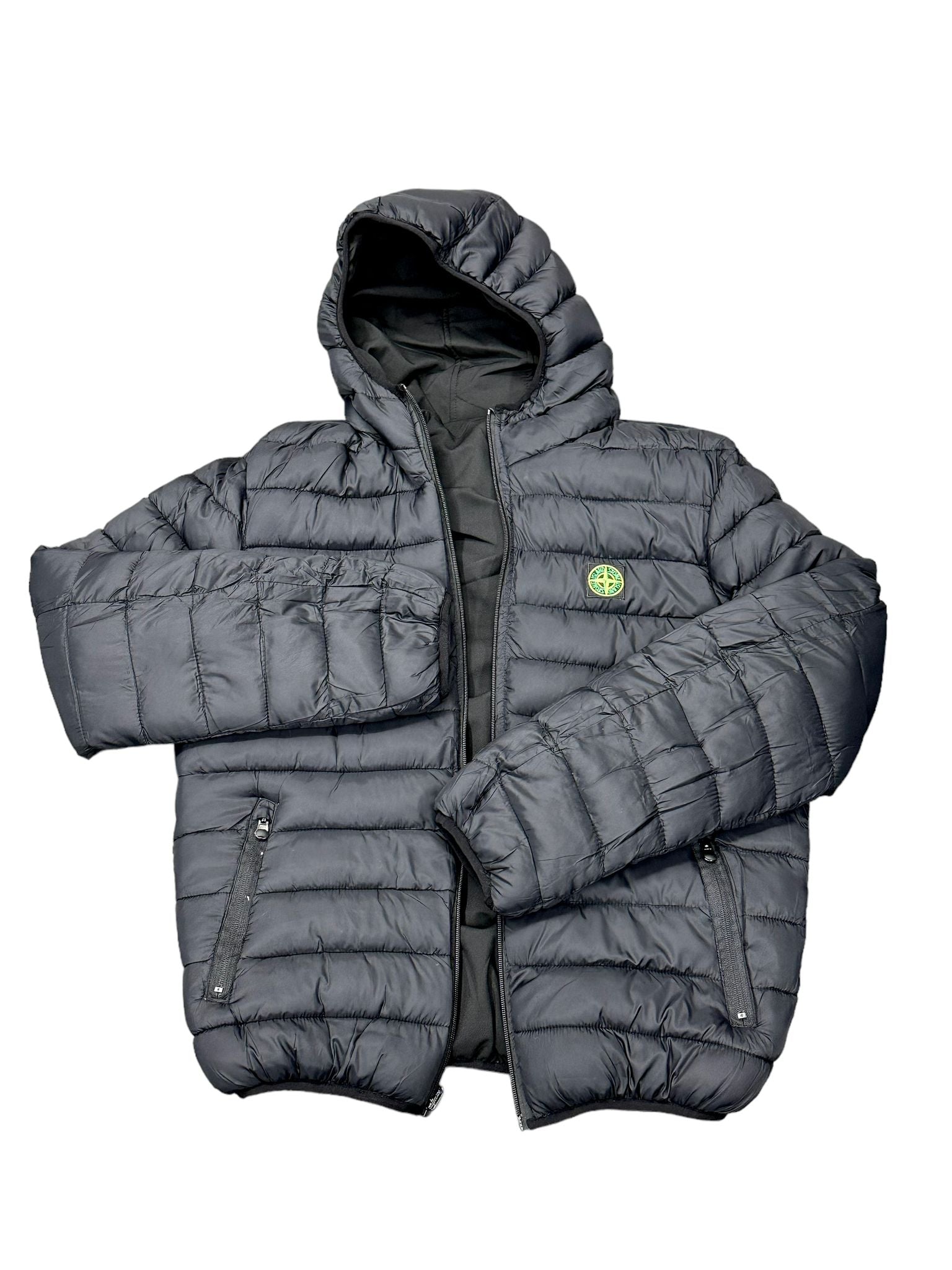 GIACCA DOUBLE FACE  INVERNALE STONE ISLAND COLORE NERO