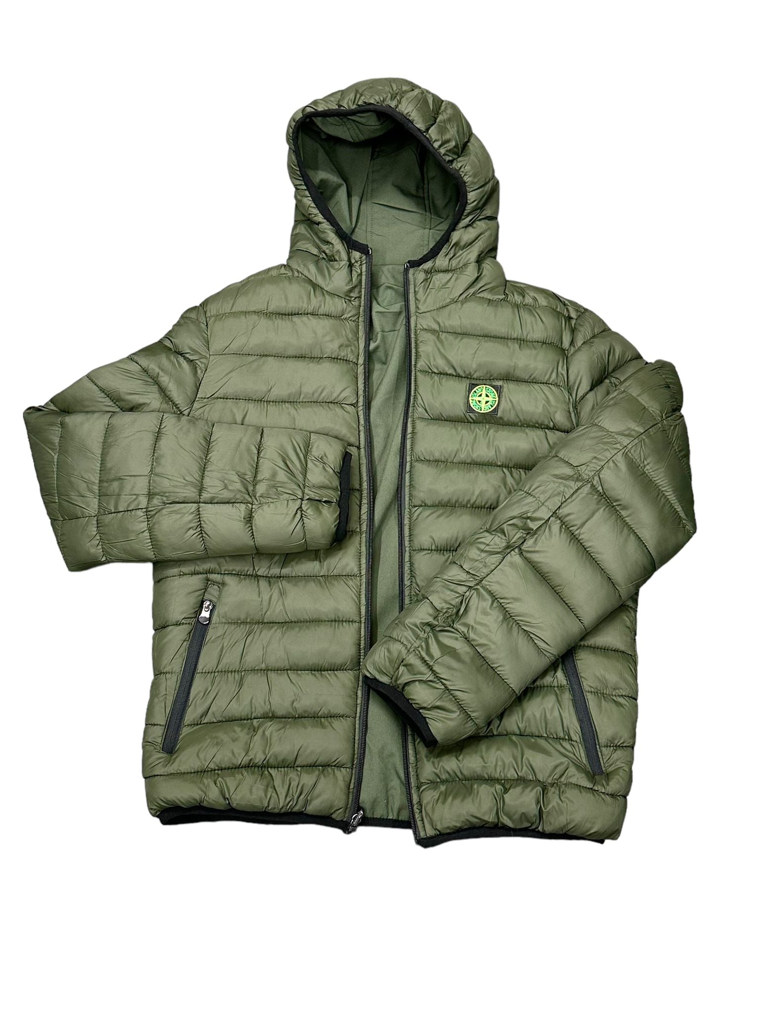 GIACCA DOUBLE FACE  INVERNALE STONE ISLAND COLORE VERDE