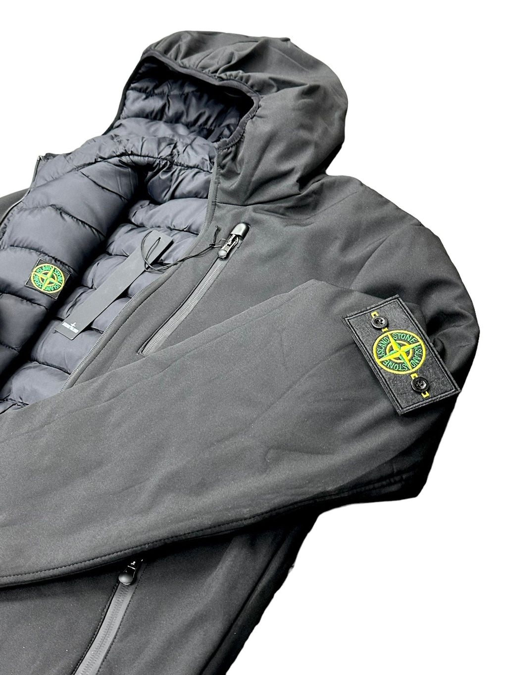 GIACCA DOUBLE FACE  INVERNALE STONE ISLAND COLORE NERO