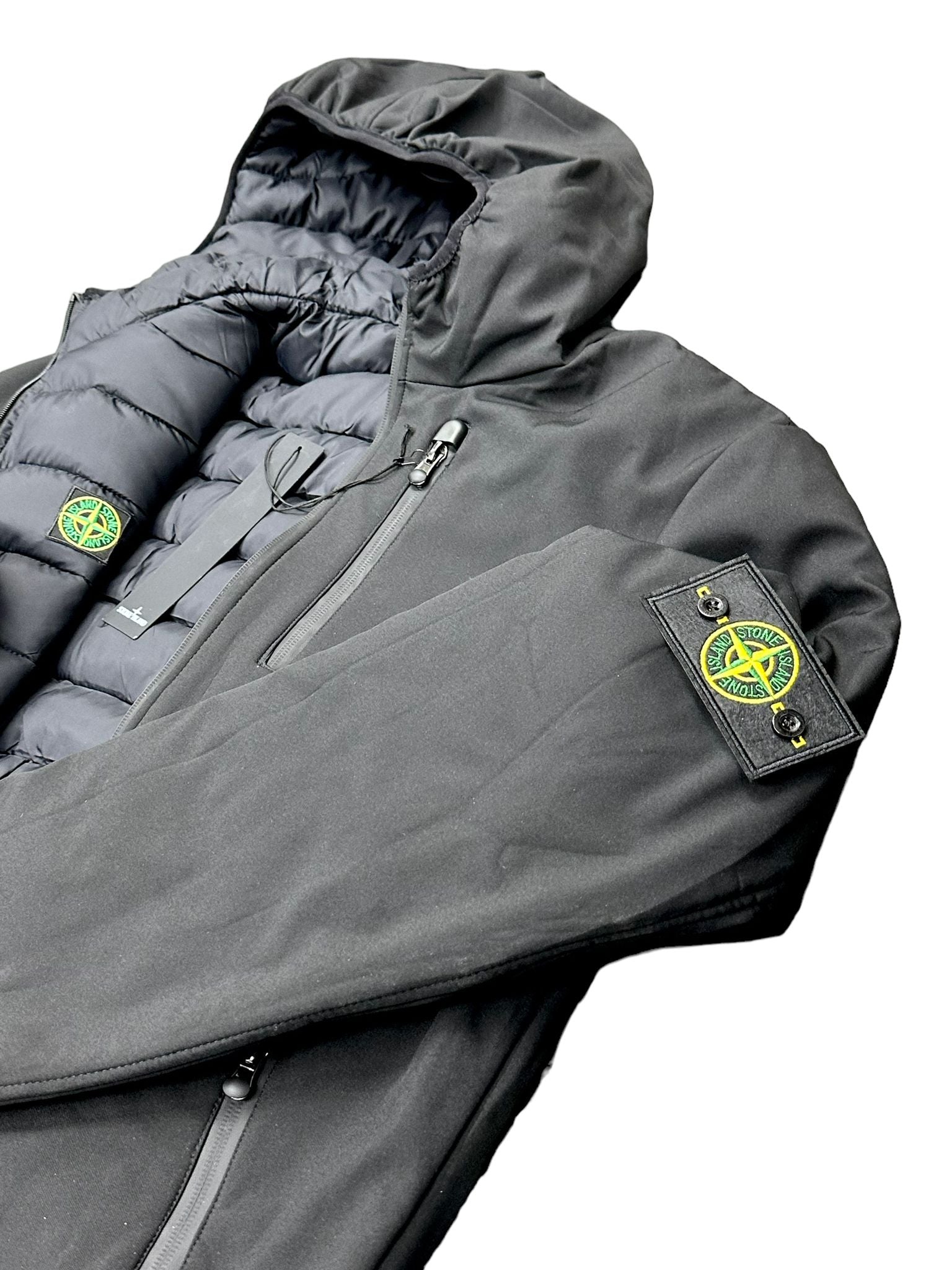 GIACCA DOUBLE FACE  INVERNALE STONE ISLAND COLORE NERO