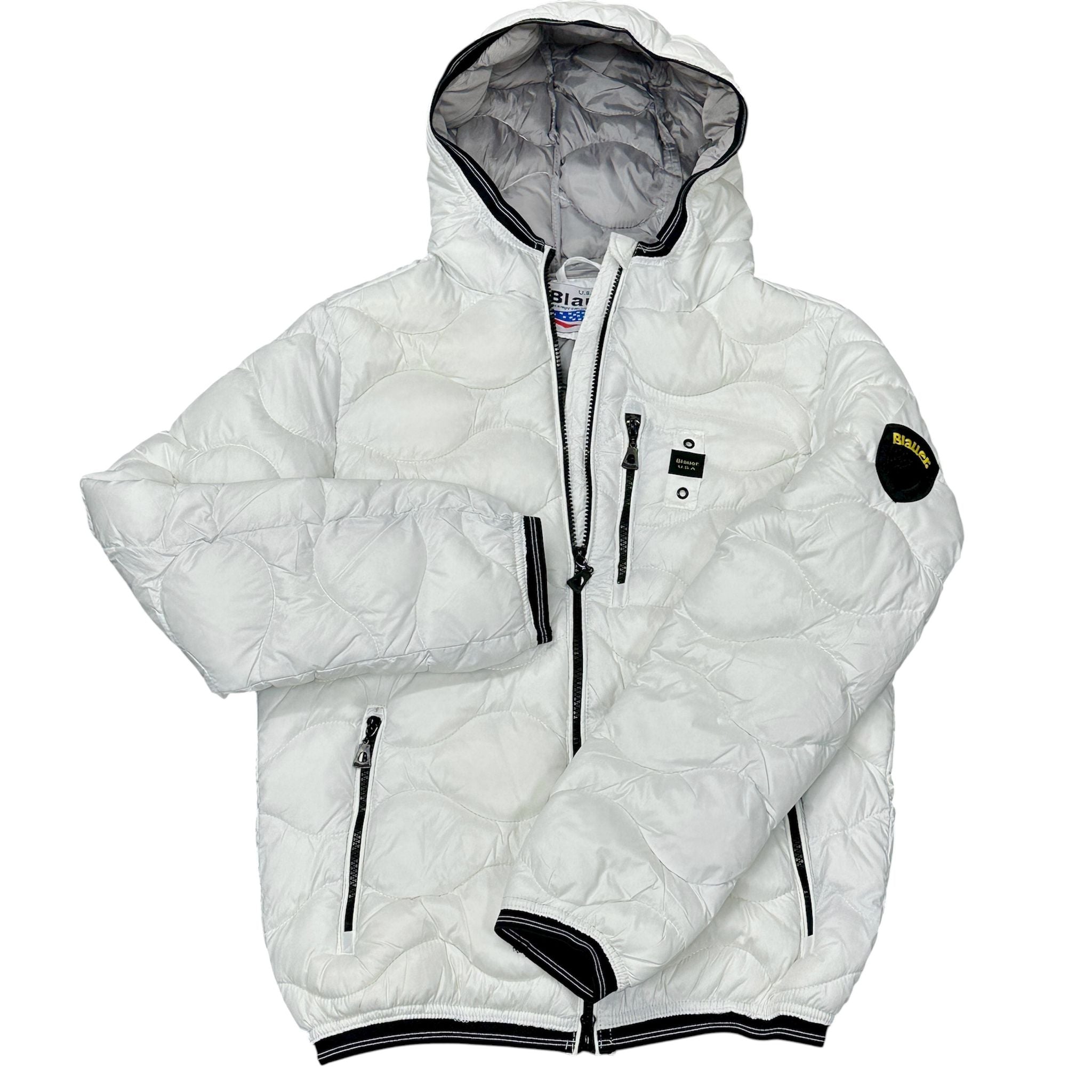 PIUMINO BLAUER COLORE GRIGIO