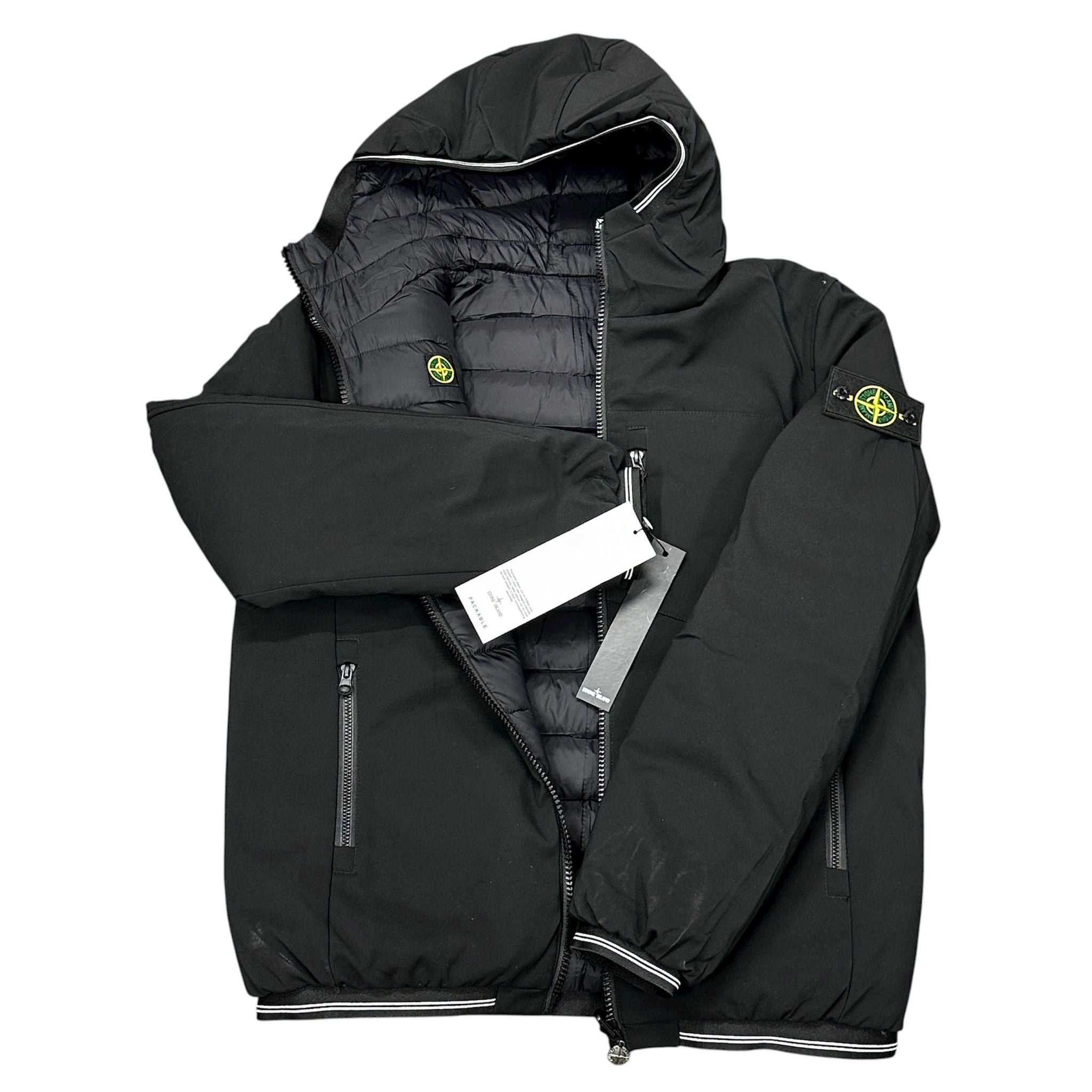 GIUBBINO DOUBLE FACE STONE ISLAND NERO