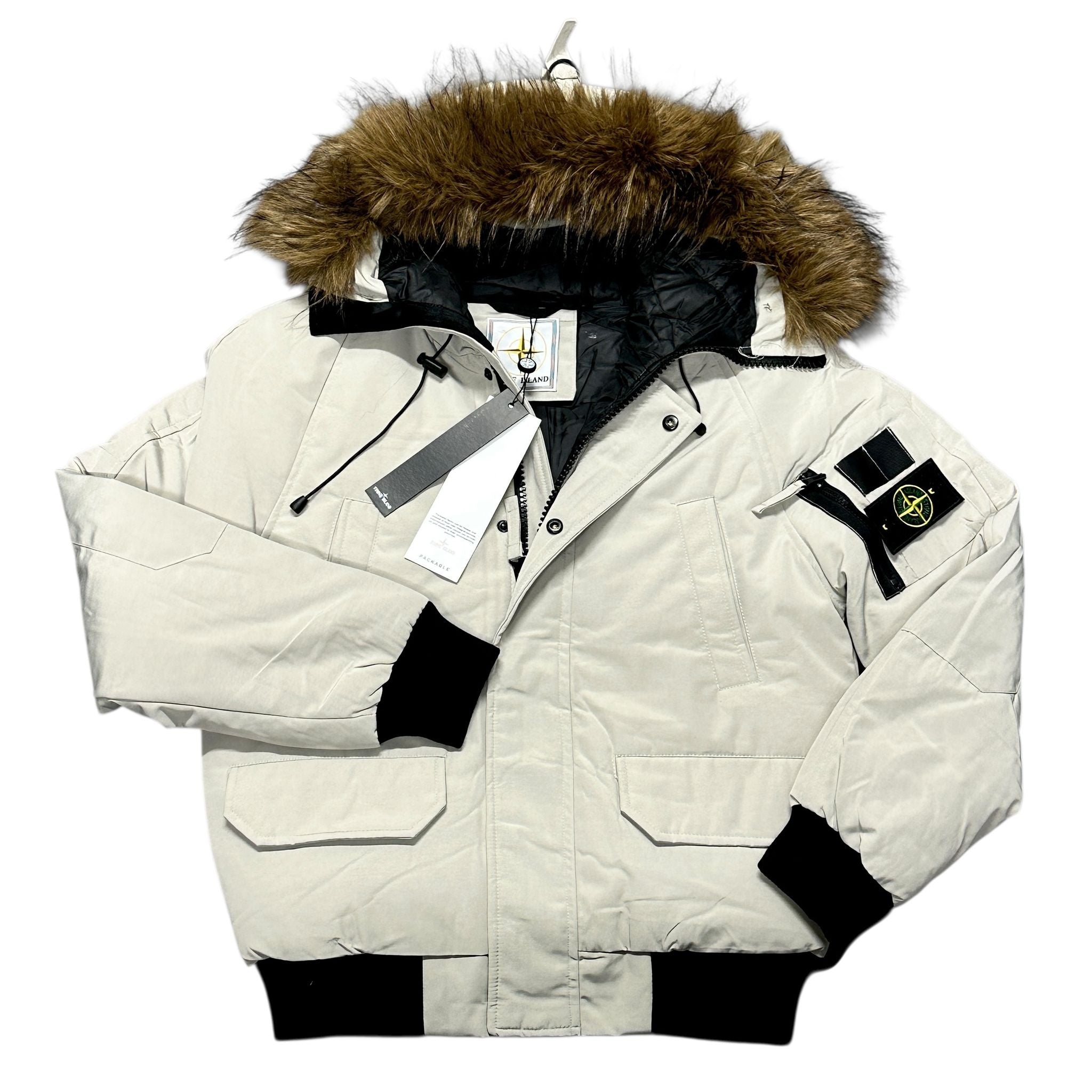 GIUBBINO INVERNALE CON CAPPUCCIO STONE ISLAND