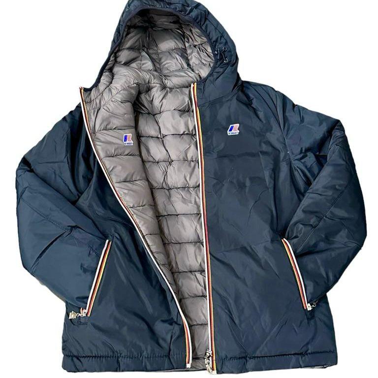 KWAY UOMO DOUBLE FACE BLU