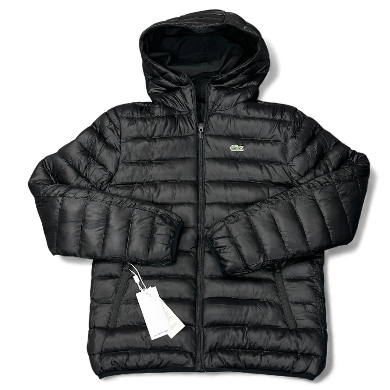 GIACCA PIUMINO DOUBLE FACE LACOSTE COLORE NERO