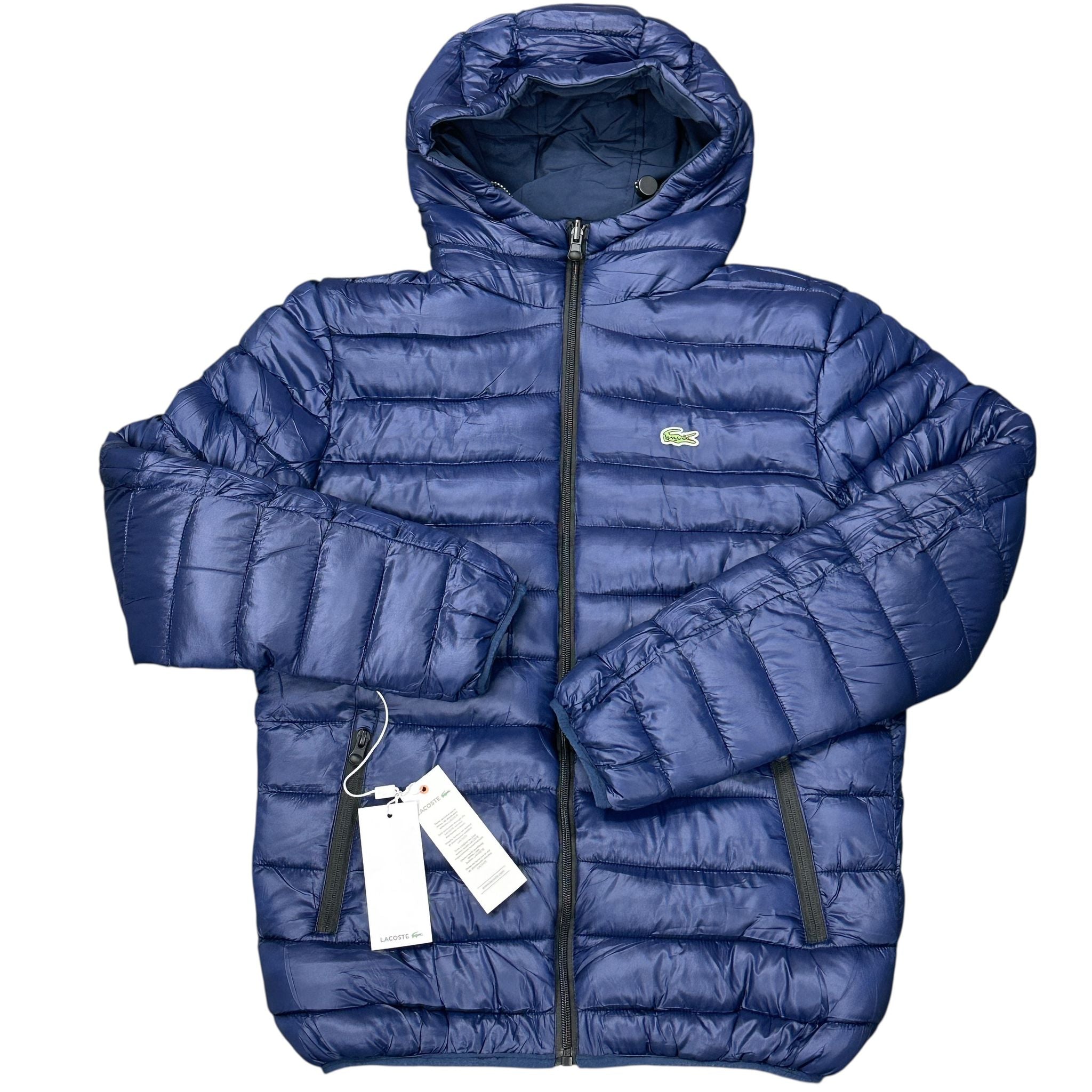 GIACCA PIUMINO DOUBLE FACE LACOSTE COLORE BLU