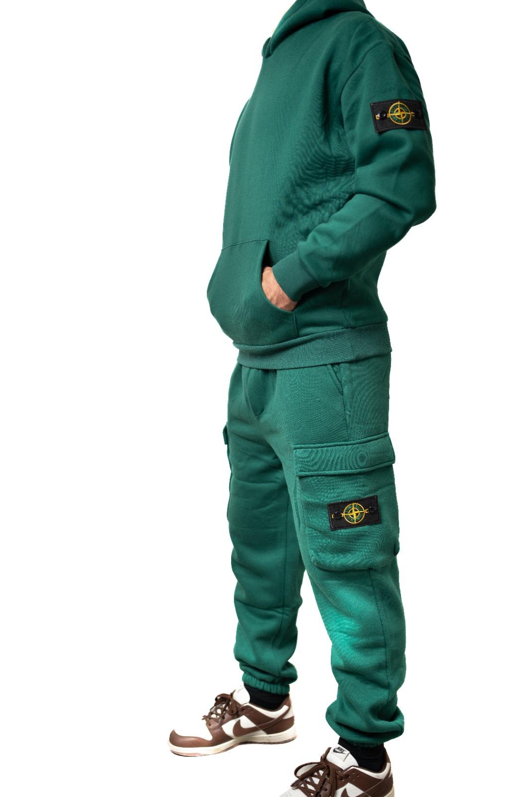 Tuta completa Stone Island verde