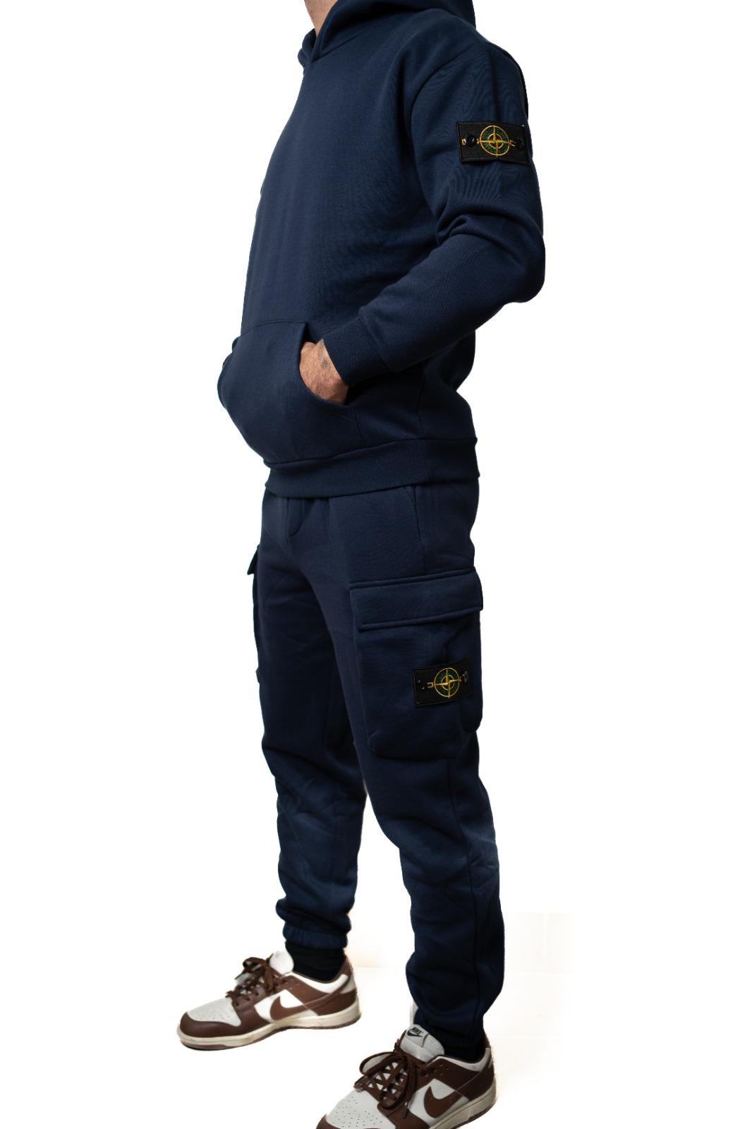 Tuta completa Stone Island blu