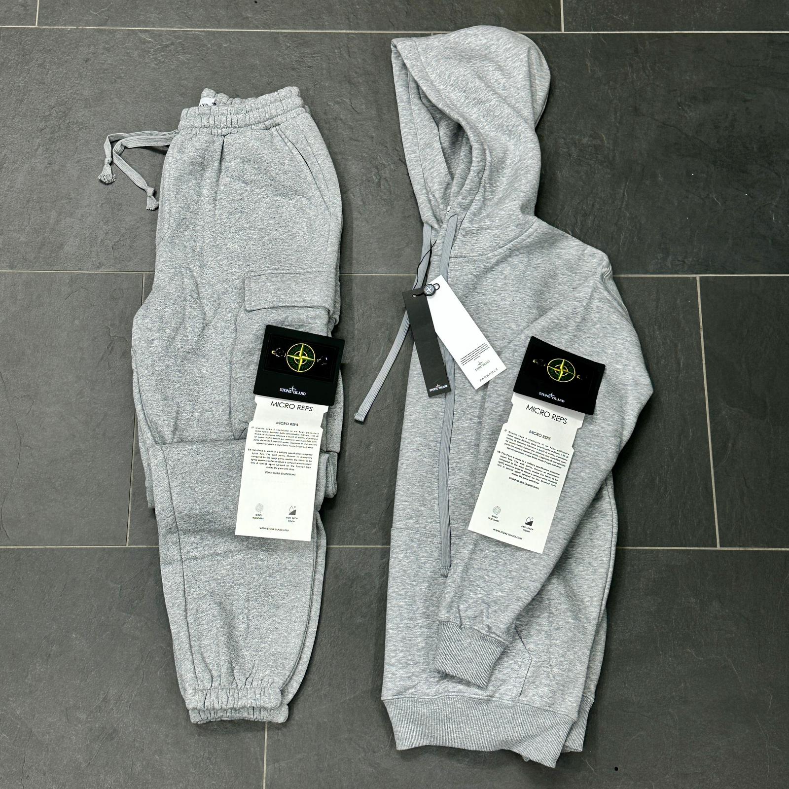 Tuta completa Stone Island grigio