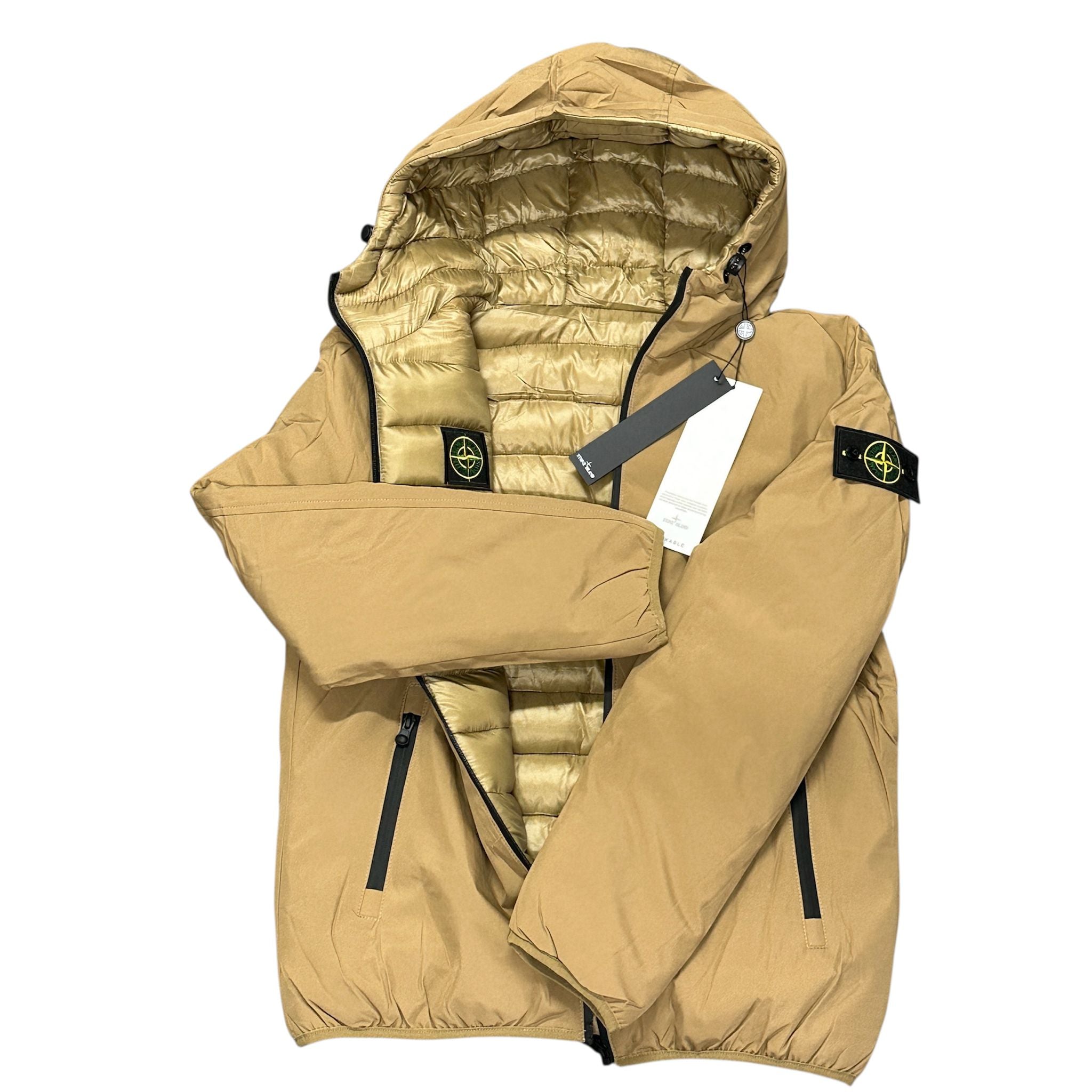 GIUBBINO DOUBLE FACE STONE ISLAND SABBIA