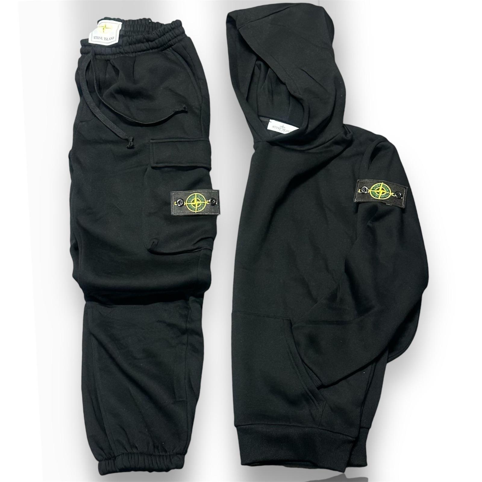 Tuta completa Stone Island nero