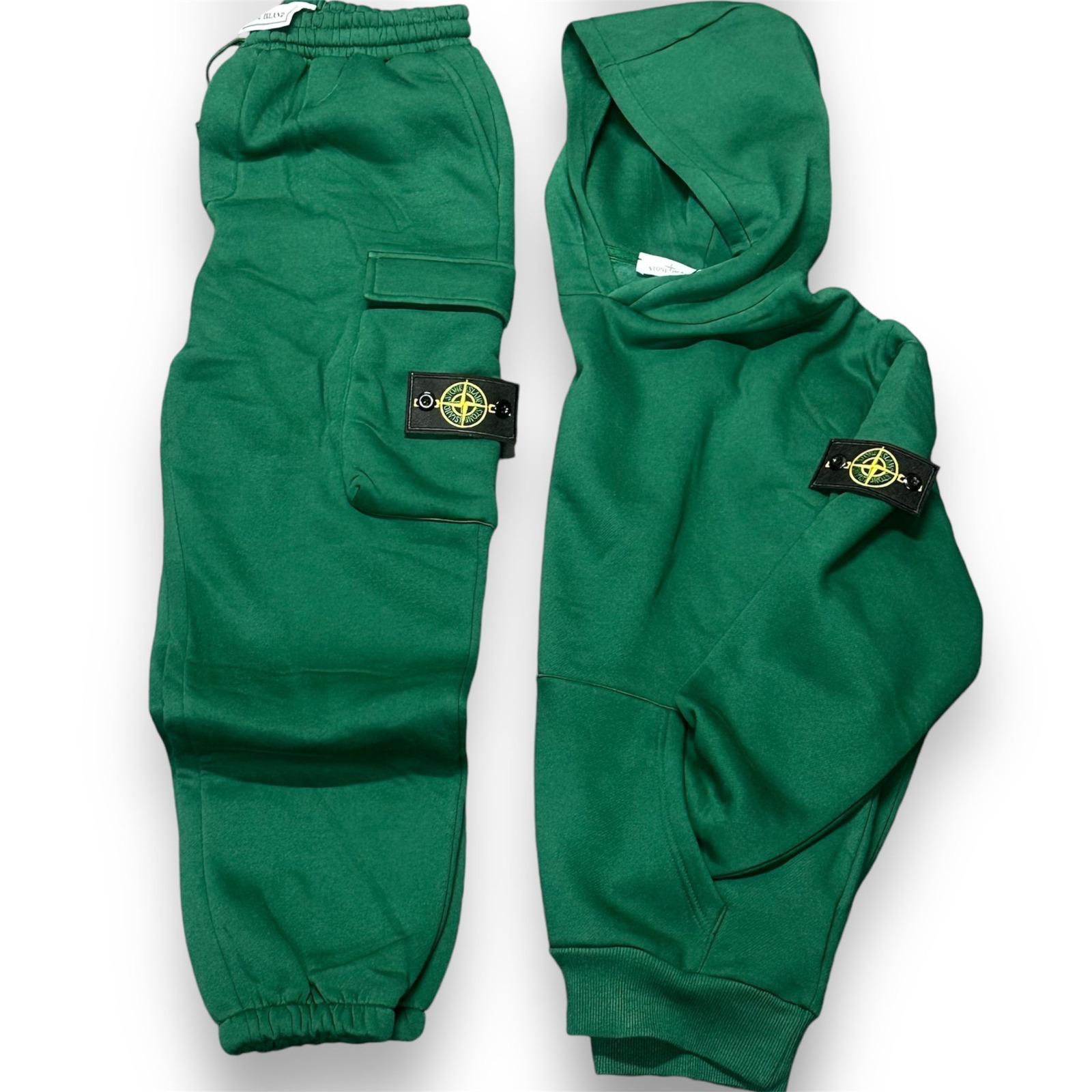 Tuta completa Stone Island verde